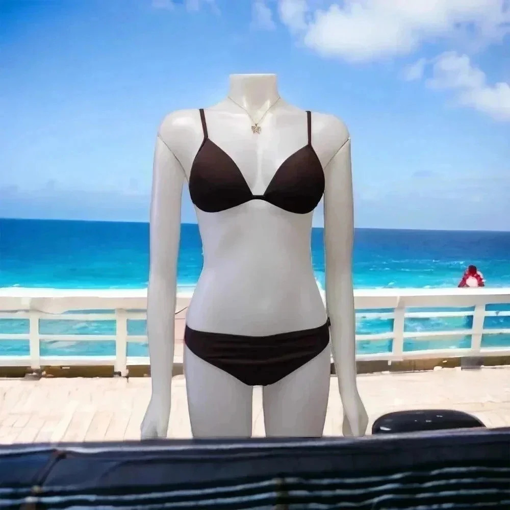Seafolly Australia 2 Piece Brown Bikini Size 10